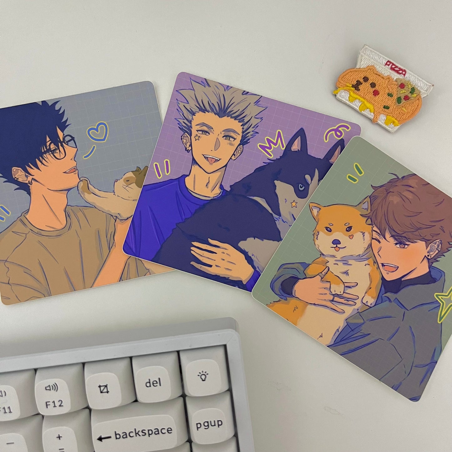 Haikyuu Captains x Pets stickers