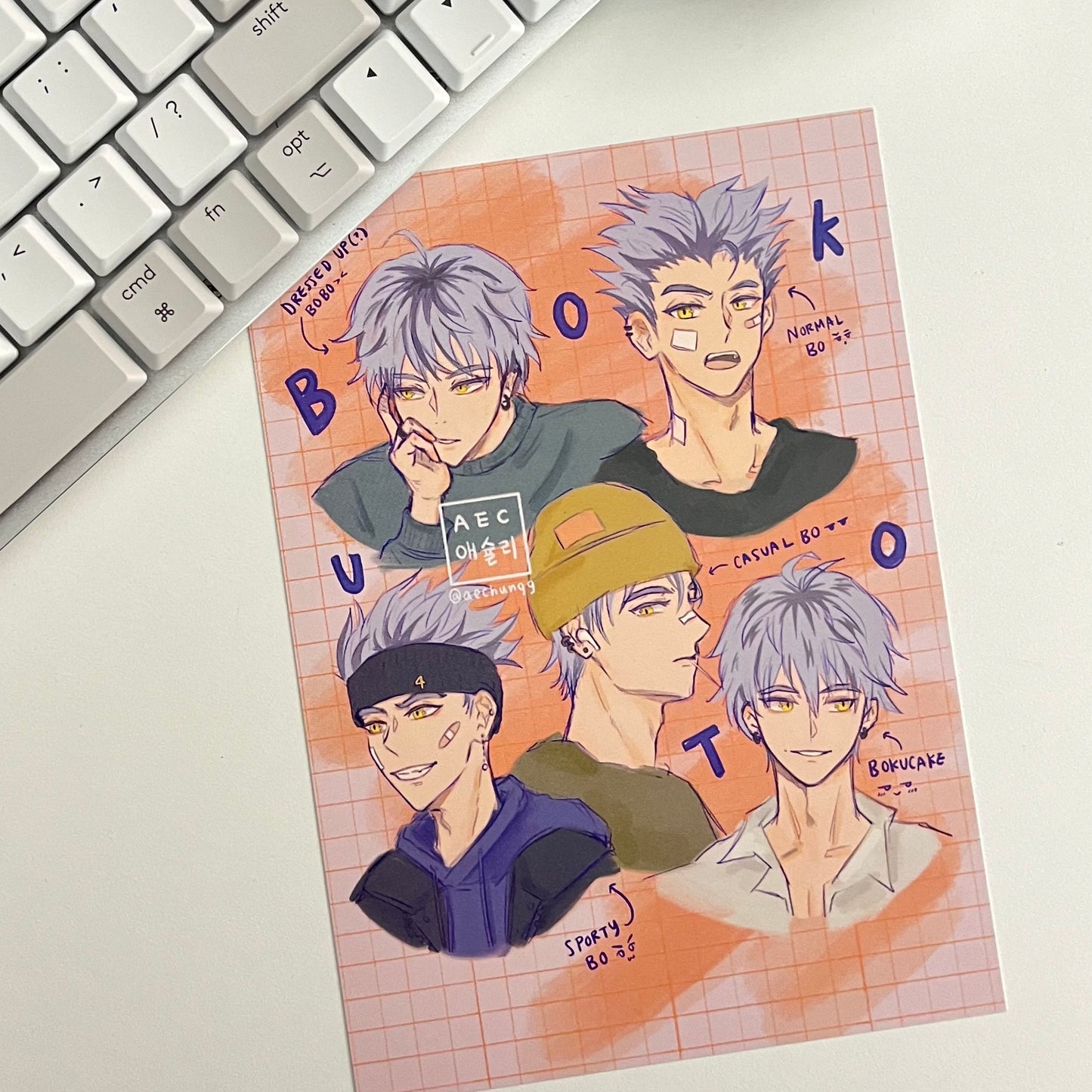 Bokuto Collage (Postcard)