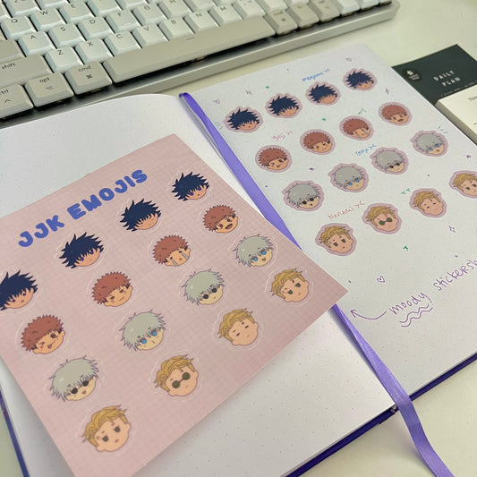 JJK Moody Stickersheet