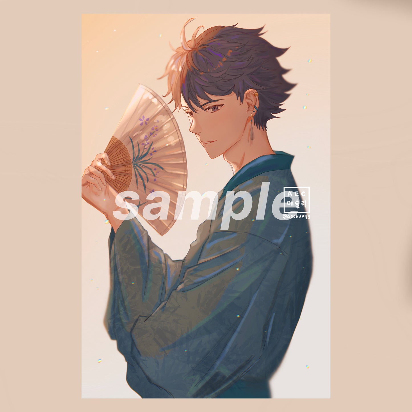 Oikawa Yukata (Postcard)