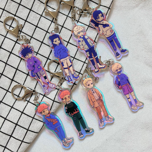 JJK Fashion Holo Charms